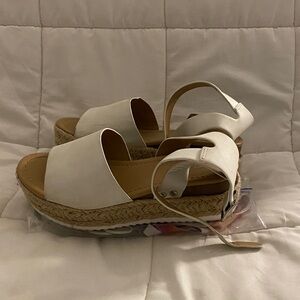 Soda White Espadrille Sandals